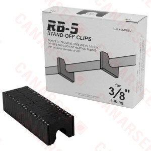 Peter Mangone P3BK Stand-off Clips for 3/8" PEX (100/box)
