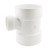 4" x 4" x 2" PVC DWV Sanitary Tee