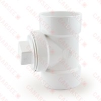 3" PVC DWV Cleanout Tee w/ Plug