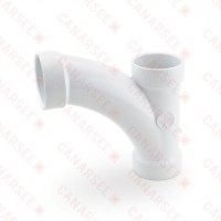 2" PVC DWV Wye and 45° Elbow Combo