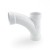 2" PVC DWV Wye and 45° Elbow Combo