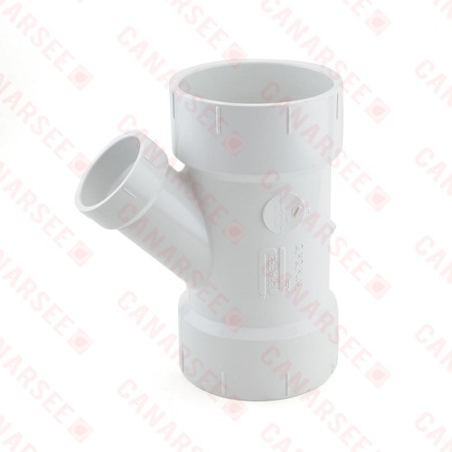 3" x 3" x 1-1/2" PVC DWV Wye