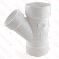 4" x 4" x 3" PVC DWV Wye