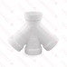 2" PVC DWV Double Wye