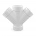 4" PVC DWV Double Wye