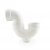 1-1/2" PVC DWV P-Trap w/ Cleanout