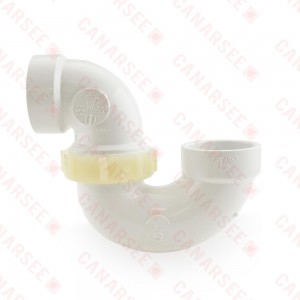 1-1/2" PVC DWV P-Trap w/ Plastic Nut