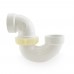 1-1/2" PVC DWV P-Trap w/ Plastic Nut