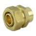 3/4" PEX-AL-PEX Compression x 3/4" Female Sweat Adapter