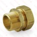 1" PEX-AL-PEX Compression x 1" Male Threaded Adapter