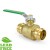 1-1/4” Press Brass Ball Valve, Full Port (Lead-Free) 