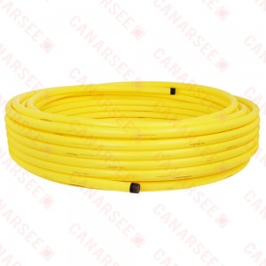 1" IPS x 300ft Yellow PE Gas Pipe for Underground Use, SDR-11