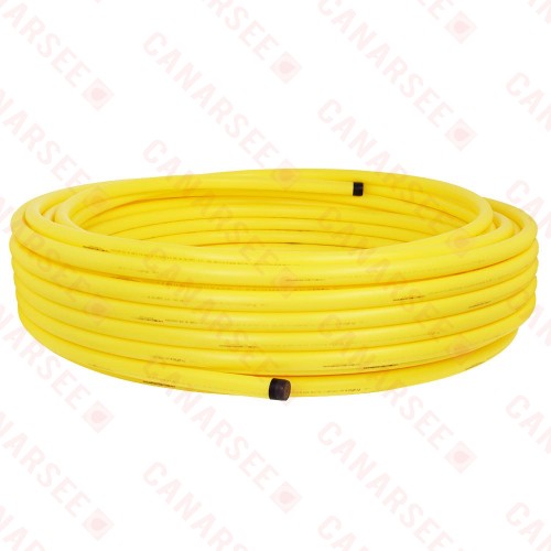 1" IPS x 300ft Yellow PE Gas Pipe for Underground Use, SDR-11