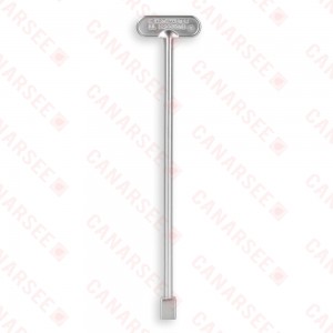 HearthMaster Log Lighter Key 9-1/2" long, Brushed Nickel