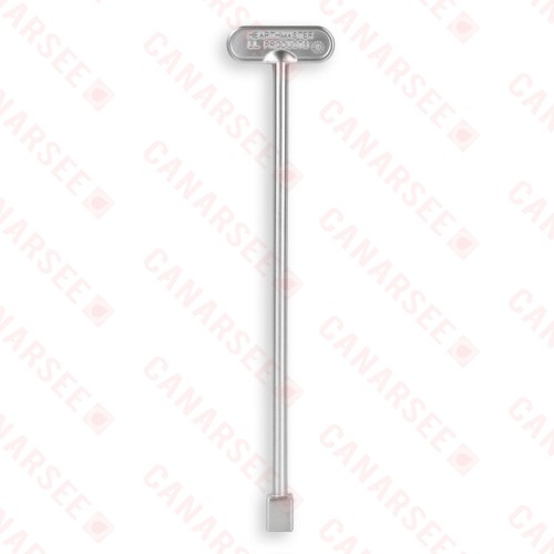 HearthMaster Log Lighter Key 9-1/2" long, Brushed Nickel