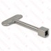 HearthMaster Straight Log Lighter Gas Valve Kit (Valve, Brushed Nickel Flange and Key), NG or LP