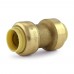 1/2" x 1/2" Push To Connect Coupling, Lead-Free