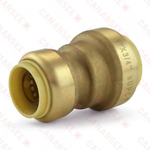 1" x 3/4" Push To Connect Reducing Coupling, Lead-Free