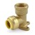 1/2" Push To Connect x 1/2" FNPT Drop Ear Elbow, Lead-Free
