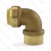 3/4" Push To Connect x 3/4" FNPT Elbow, Lead-Free