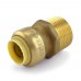 1/2" Push To Connect x 3/4" MNPT Adapter, Lead-Free