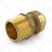 1/2" Push To Connect x 3/4" MNPT Adapter, Lead-Free