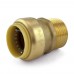 1" Push To Connect x 1" MNPT Adapter, Lead-Free