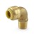 3/8" Push To Connect x 3/8" MNPT Elbow, Lead-Free