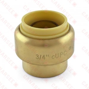 3/4" Push To Connect Plug/Cap, Lead-Free