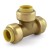 1/2" x 1/2" x 1/2" Push To Connect Tee, Lead-Free
