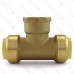 1" Push To Connect x 1" FNPT Tee, Lead-Free