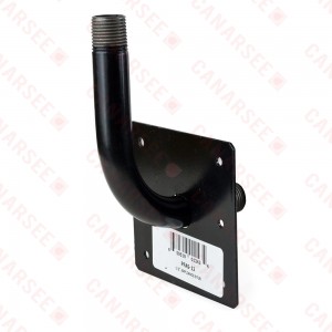 1/2" MIP x MIP Appliance 90° Stub-Out Elbow w/ Plate 12"
