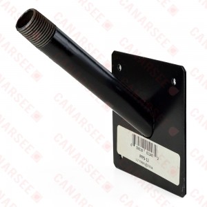 1/2" MIP x MIP Fireplace 45° Stub-Out Elbow w/ Plate