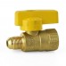 1/2" FIP x 3/8" Flare Gas Ball Valve, One-Piece