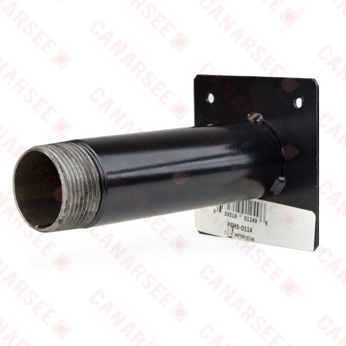 1-1/4" MIP x MIP Meter Stub-Out w/ Plate