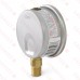 0-15 psi Liquid Filled Pressure Gauge, 2-1/2" Dial, 1/4" NPT