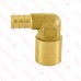 1/2" PEX x 3/4" Copper Fitting Elbow (Lead-Free)