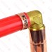 1/2" PEX x 3/4" Copper Fitting Elbow (Lead-Free)