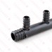 3-port, 3/4” x 1/2” Poly Alloy PEX Manifold, Closed Trunk 