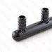 3-port, 3/4” x 1/2” Poly Alloy PEX Manifold, Closed Trunk 