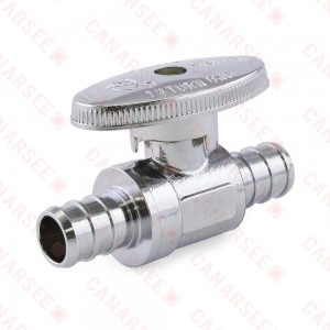1/2” PEX x 1/2” PEX Straight Stop Valve (1/4-Turn), Lead-Free