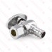 1/2” PEX x 3/8” OD Compression Angle Stop Valve (1/4-Turn), Lead-Free