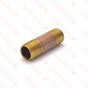 1/2” x 2-1/2” Brass Pipe Nipple
