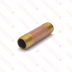 Everhot RB-012X3 1/2" x 3" Brass Pipe Nipple