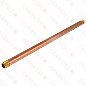 1/2" x 16" Brass Pipe Nipple