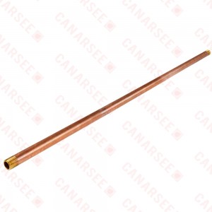 1/2" x 36" Brass Pipe Nipple