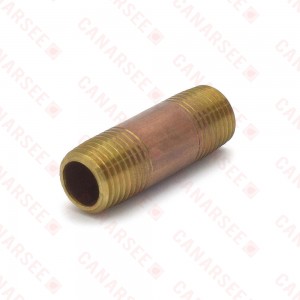 Everhot RB-014X112 1/4" x 1-1/2" Brass Pipe Nipple