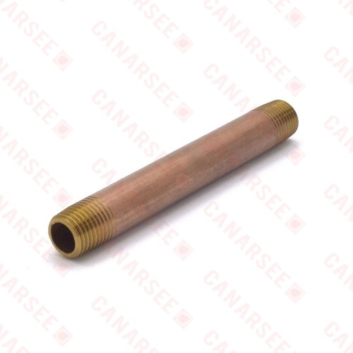 Everhot RB-014X4 1/4" x 4" Brass Pipe Nipple