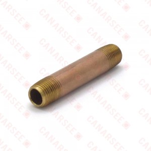 Everhot RB-018X2 1/8" x 2" Brass Pipe Nipple