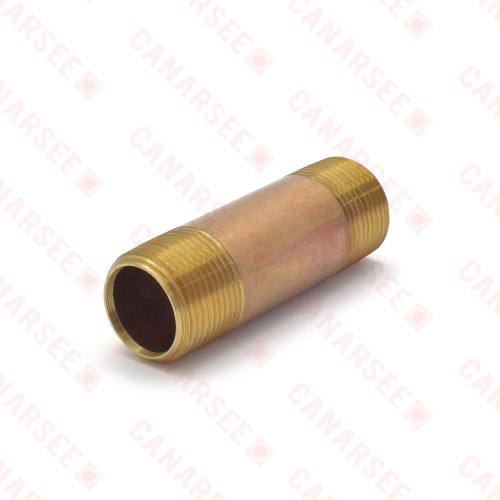 Everhot RB-034X3 3/4" x 3"" Brass Pipe Nipple